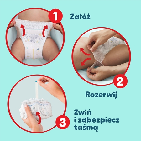 Pampers Premium Care Pants Size 7 jednorazowe pieluchomajtki