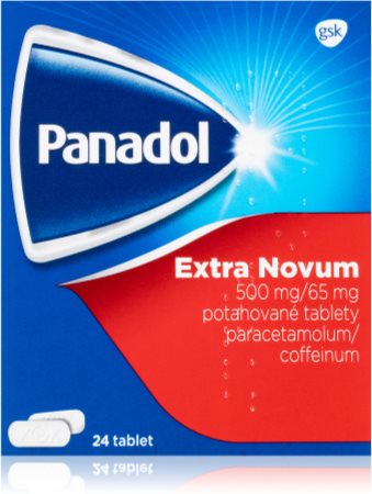 Panadol Panadol Extra Novum 500mg potahované tablety ke snížení horečky a tlumení bolesti