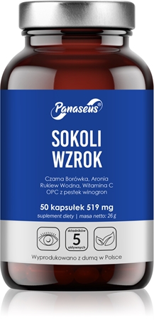 Panaseus Sokoli Wzrok kapsułki dla zdrowych oczu