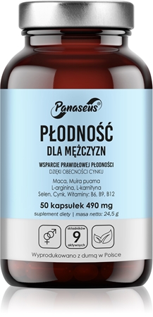 Panaseus Płodność dla mężczyzn kapsułki dla zwiększenia płodności