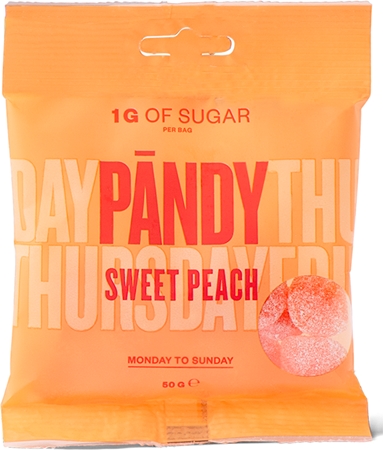 Pändy Candy Sweet Peach želé bonbóny