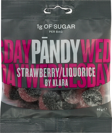 Pändy Candy Strawberry/Liquorice by Klara želé bonbóny