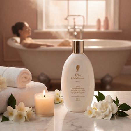Pani Walewska White 2 in 1 Shower Gel and Bubble Bath 2-in-1