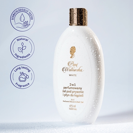 Pani Walewska White 2 in 1 Shower Gel and Bubble Bath 2-in-1