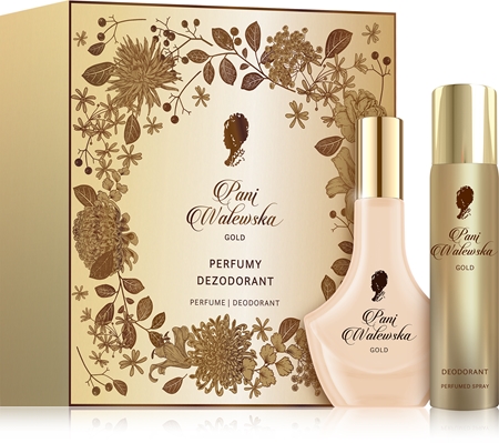 miraculum pani walewska - gold ekstrakt perfum 30 ml   zestaw  