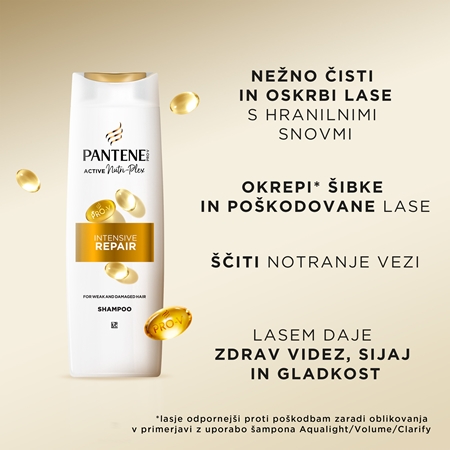 Pantene Pro-V Active Nutri Plex Intensive Repair šampon za poškodovane lase