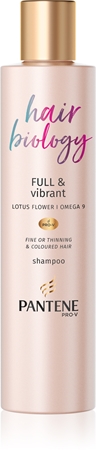 Pantene Hair Biology Full & Vibrant καθαριστικό και καταπραϋντικό σαμπουάν  για αδύναμα μαλλιά