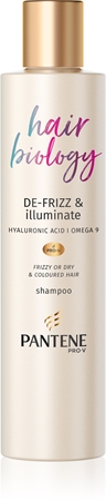 Pantene Hair Biology De-Frizz & Illuminate šampon pro suché a barvené vlasy