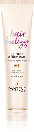 Pantene Hair Biology De-Frizz & Illuminate κοντίσιονερ για ξηρά και εύθραυστα μαλλιά