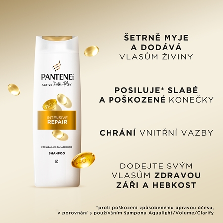 Pantene Pro-V Active Nutri Plex Intensive Repair šampon pro poškozené vlasy
