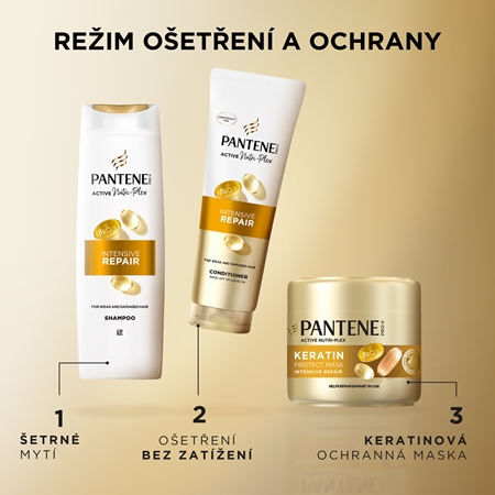 Pantene Pro-V Active Nutri Plex Intensive Repair šampon pro poškozené vlasy