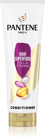 Pantene Hair Superfood Full & Strong kondicionér pro výživu a lesk