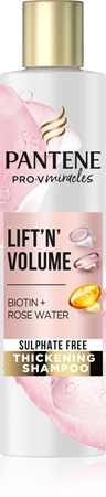 Pantene Lift'n'Volume Biotin + Rose Water šampon za poškodovane lase