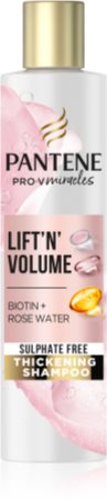 Pantene Lift'n'Volume Biotin + Rose Water Shampoo für beschädigte Haare