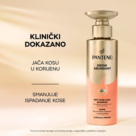 Pantene Pro-V Grow Abundant šampon protiv opadanja kose