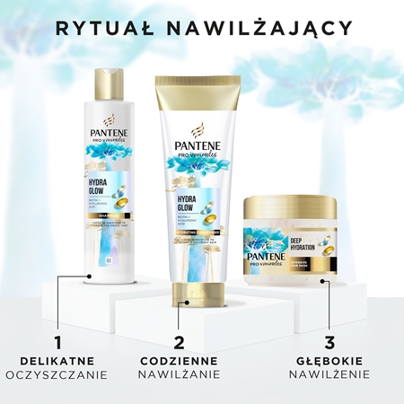 Pantene Pro-V Miracles Hydra Glow maseczka intensywnie nawilżająca i odżywiająca do włosów suchych i zniszczonych