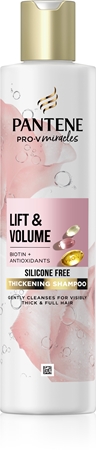 Pantene Pro-V Miracles Lift'N'Volume shampoing pour donner du volume aux cheveux fins à la biotine