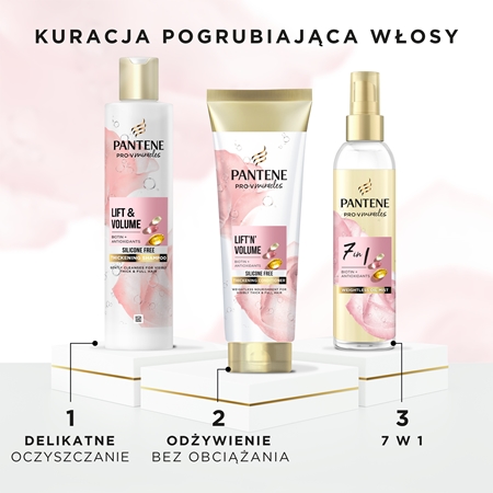Pantene Pro-V Miracles Lift'N'Volume szampon zwiększający objętość włosów cienkich z biotyną