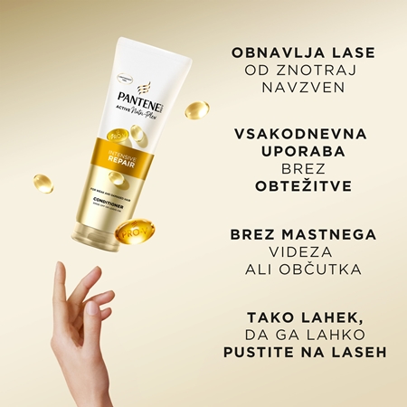 Pantene Pro-V Active Nutri Plex Intensive Repair balzam za šibke in poškodovane lase