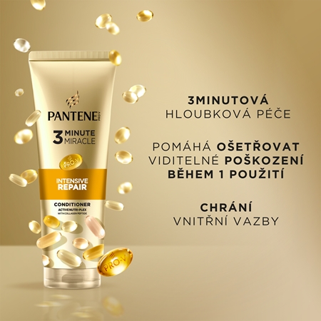 Pantene 3 Minute Miracle Intensive Repair kondicionér pro suché a poškozené vlasy