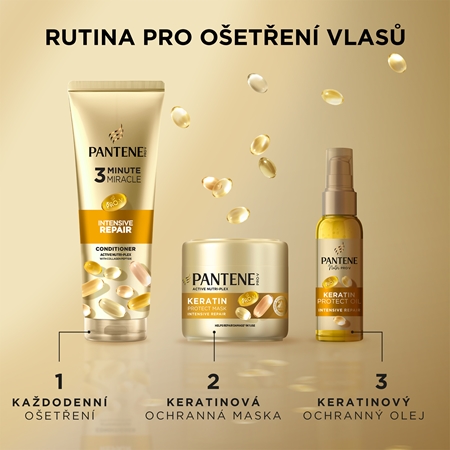 Pantene 3 Minute Miracle Intensive Repair kondicionér pro suché a poškozené vlasy