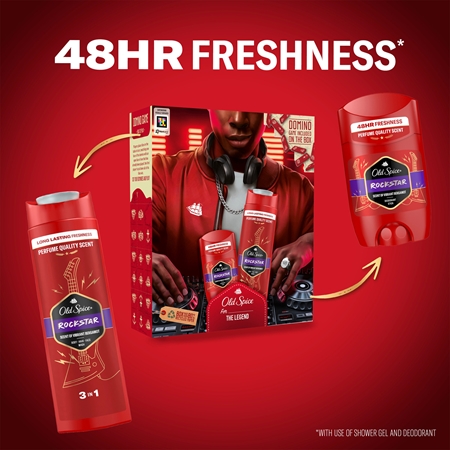 Old Spice RockStar For The Legend gift set for men
