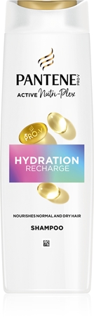 Pantene Pro-V Active Nutri Plex Hydration Recharge Nourishing Shampoo for Reconstruction and Strengthen Hair