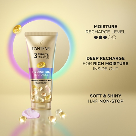 Pantene 3 Minute Miracle Hydration Recharge Intensive Conditioner for very dry hair