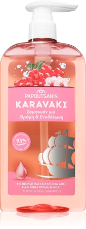 PAPOUTSANIS Karavaki Nutrition & Hydration tápláló sampon