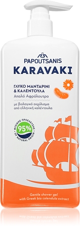 PAPOUTSANIS Karavaki Mandarine-Calendula гель для душу