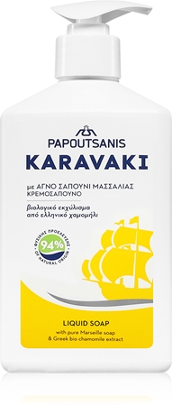 PAPOUTSANIS Karavaki Liquid Soap With Chamomile tekuté mýdlo