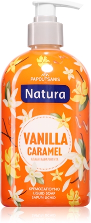 PAPOUTSANIS Natura Vanilla Caramel Liquid Soap