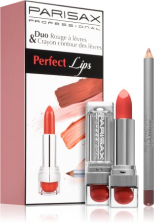 Parisax Perfect Lips Duo coffret maquillage Rouge Cardinal (lèvres)