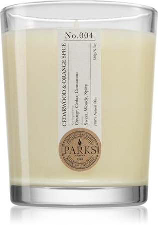 Parks London Home Cedarwood & Orange Spice vonná svíčka