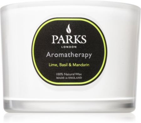 Parks London Aromatherapy Lime, Basil & Mandarin mirisna svijeća