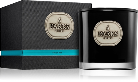 Parks London Platinum Feu De Bois vela perfumada
