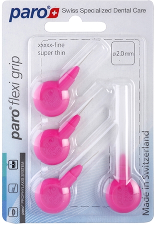 Paro Flexi Grip 4 Stück extra dünne Interdentalbürsten
