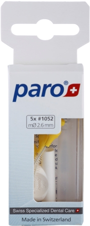 Paro Isola 3Star Replacement Triangular Interdental Toothbrushes, 5 pcs + Holder
