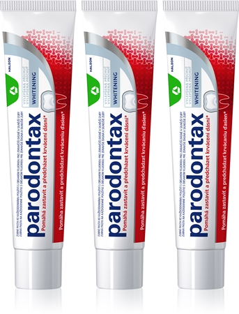 Parodontax Whitening dentifricio sbiancante contro le gengive sanguinanti