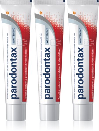 Parodontax Whitening Blegende tandpasta Til at behandle blødende tandkød