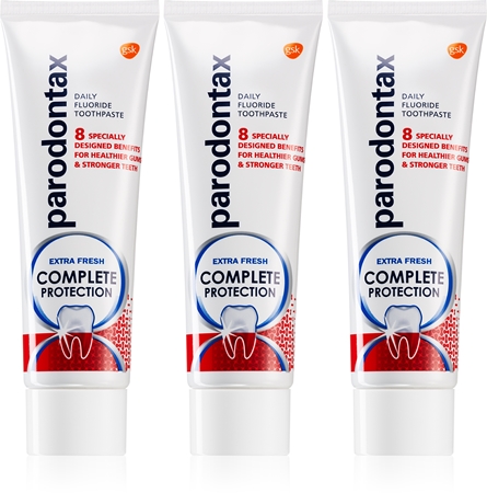 Parodontax Complete Protection Extra Fresh fluoridos fogkrém az egészséges fogakért és ínyért