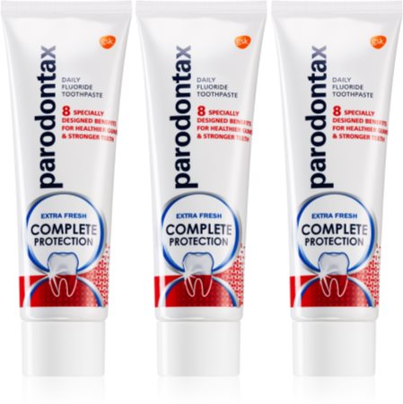 Parodontax Complete Protection Extra Fresh pasta de dientes con flúor para dientes y encías sanos