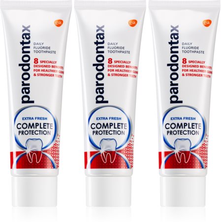 Parodontax Complete Protection Extra Fresh зубна паста з фтором для здоров'я зубів і ясен