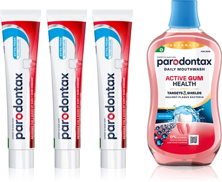 Parodontax Extra Fresh & Active Gum Health set per i denti