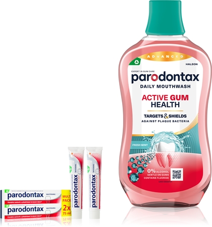 Parodontax Whitening & Acive Gum Health Σετ για δόντια