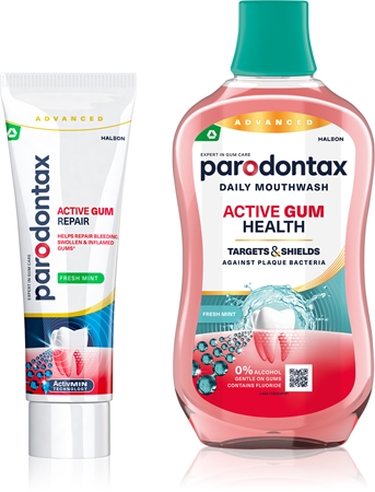 Parodontax Active Gum Repair & Health Fresh Mint Σετ για πλήρη προστασία των δοντιών