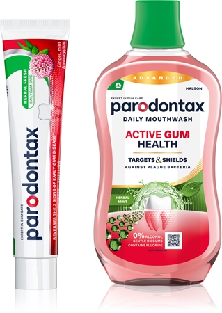 Parodontax Herbal Fresh & Active Gum Health Σετ για δόντια