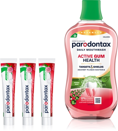 Parodontax Herbal Fresh & Active Gum Health Σετ για δόντια