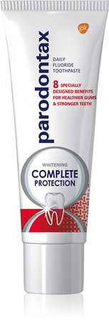Parodontax Complete Protection Whitening избелваща паста за зъби с флуорид