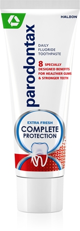 Parodontax Complete Protection Extra Fresh Fluoride Toothpastes for healthy teeth and gums